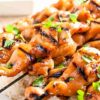 Miso Pear Chicken Skewers