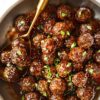 Japanese Style Teriyaki Beef Meatballs
